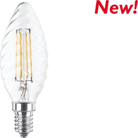 Tortiglione Led a Filamento E14 4W 4000K NOVALINE (1/2)