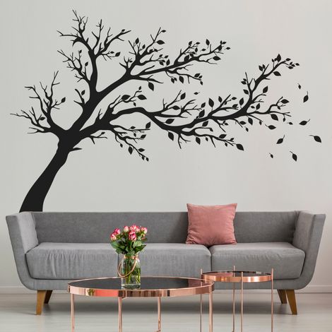 Sticker Mural - Arbre - 27x40 cm - Noir (1/3)