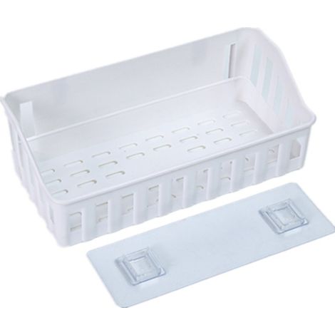Rack De Rangement - Verre Trempé 6 mm - Salle De Bain Cuisine Toilette - Sans Perçage - Capacité Élevée - 1 Pièce (1/5)