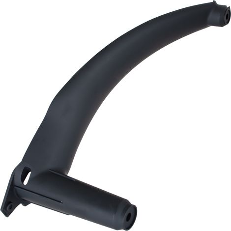 Manija interior de la puerta delantera izquierda, color negro, para BMW X6 E71 E72 07-14. (1/5)