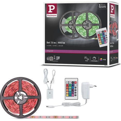 Paulmann 78978 Luminosa Universal Strip Light Interno 5 M multicolore RGB (1/5)
