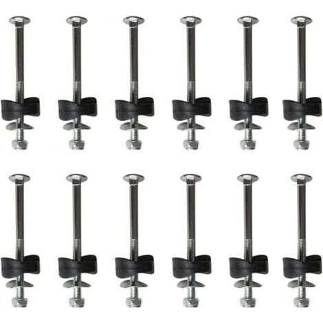 Lot de 12 entretoises de trampoline avec vis pour fixer le trampoline - Accessoires de rechange pour trampoline (1/4)