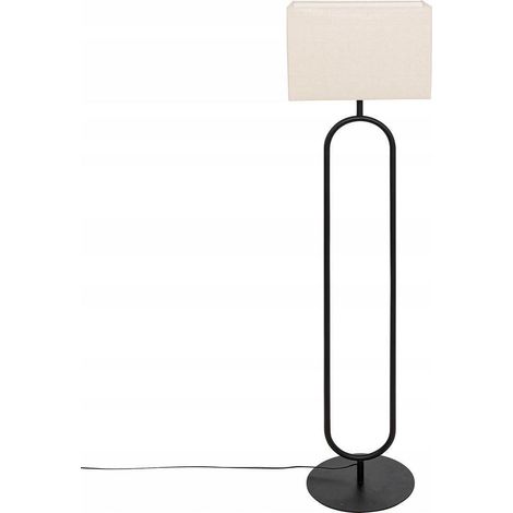 Atmosphera lampada da terra Alec nera 154 cm moderna