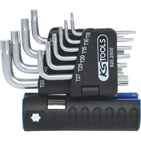 3 in 1 Torx-Winkelstiftschlüssel-Satz,10-tlg kurz (1/4)