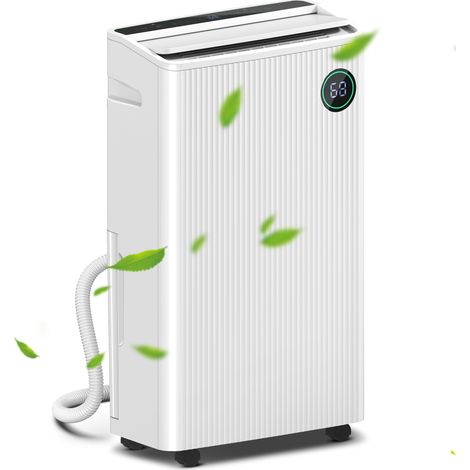 HOMCOM 16L/Day 5.5L Dehumidifier with Air Purifier, UVC, Ioniser, Timer White