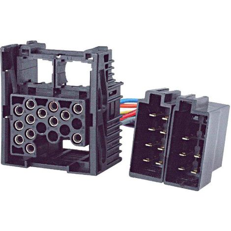 Fiche Autoradio 17PIN vers ISO Compatible avec Serie 1 3 5 6 7 X5 Z3 Z8 Defender Discovery Freelander
