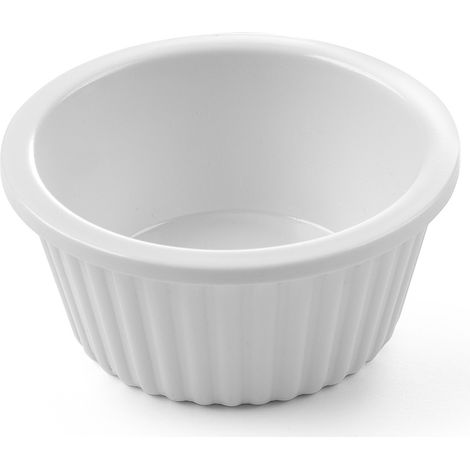 Cremefarbene Auflaufform 70x70x(H)35mm 4 Stück Hendi 565650