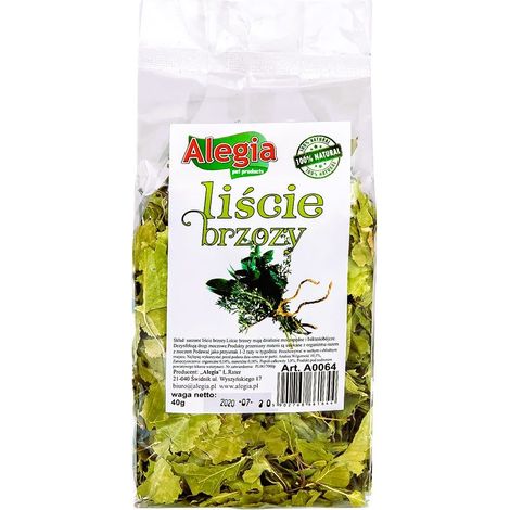 Alegia Foglie di betulla 40g - Foglie di betulla 40g