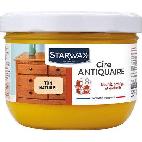 Starwax – Cire antirouille pour bois dur 375ml – Protection durable – Application facile – Finition naturelle