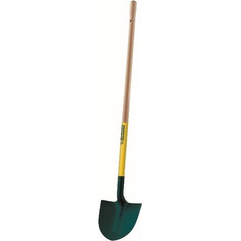 Pelle ronde tôle 25 cm manche bois TP 110 cm certifié PEFC 100% - Leborgne