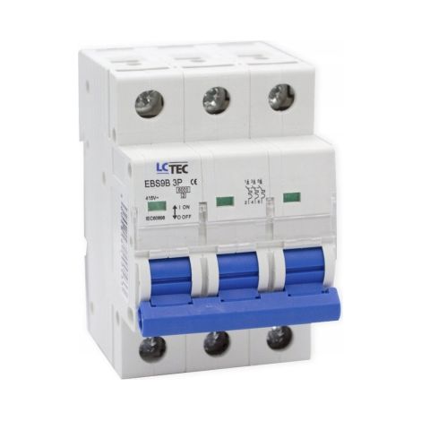 Interruttore automatico con fusibile trifase C 32A LC (1/3)