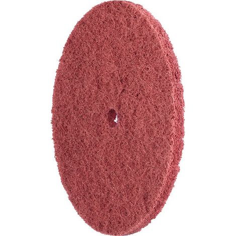 Disque abrasif en non-tissé POLINOX D. 150 mm 280 marron perçage 13 mm PFERD (Par 10)