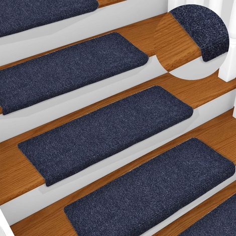 vidaXL Stair Mats Self-adhesive 5 pcs 65x21x4 cm Anthracite (1/5)