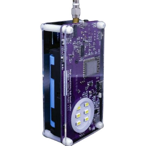 Radio FM à bande complète 150 kHz - 30 MHz, ondes courtes, moyennes, longues et courtes (USB/LSB) + lampe de camping + SOS + horloge météo B (1/5)