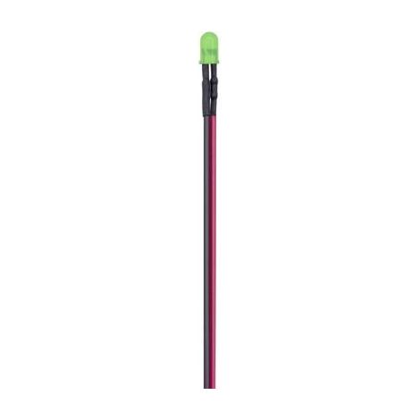 TRU COMPONENTS T1810O117 ASSORTIMENT DE LEDS VERT ROND 5 MM 120 MCD 35 ° TC-8410456