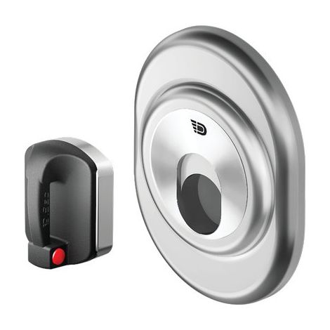 DEFENDER MAGNETICO MRM500F REGOLABILE HAND DISEC - INOX CROMO SATINATO F.S I.MM 38 D.MM 50 H.MM 14-25- 1 pezzi