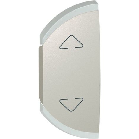 Legrand 068569 Copritasto in titanio per tapparelle Legrand Céliane MyHome Up, montaggio a sinistra o a destra