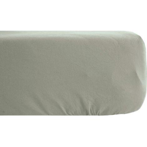 Drap housse coton lavé PALACE 90x190 cm