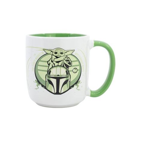TAZA CERÁMICA ELITE 380ML GROGU MANDALORIAN