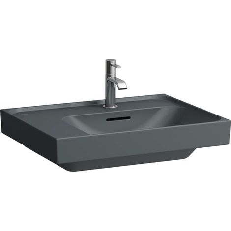 LAUFEN MEDA lavabo, encastrable, tablette à gauche, 600x460mm, 1