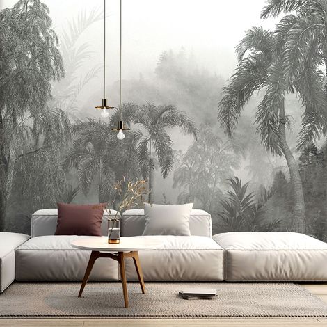 Papier peint panoramique - Forêt tropicale - 130 cm x 81 cm (1/4)