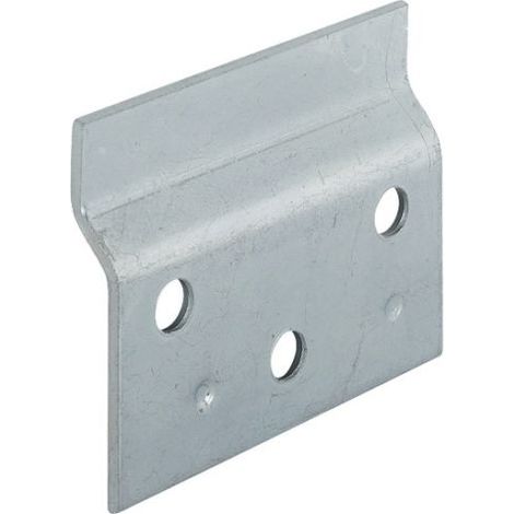 Supporto per armadio in acciaio zincato 60x48x6 mm
