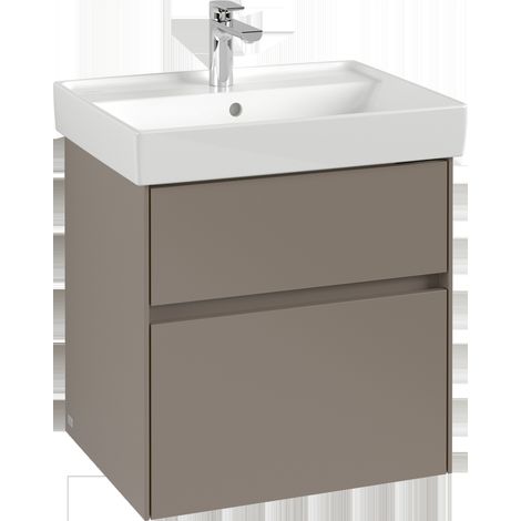 Villeroy & Boch Collaro Meuble sous-lavabo, 2 tiroirs, lavabo au