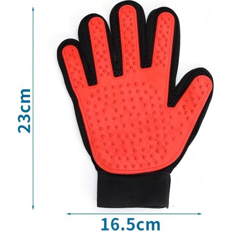 Gants de massage et de toilettage en silicone pour chats et chiens (1/4)