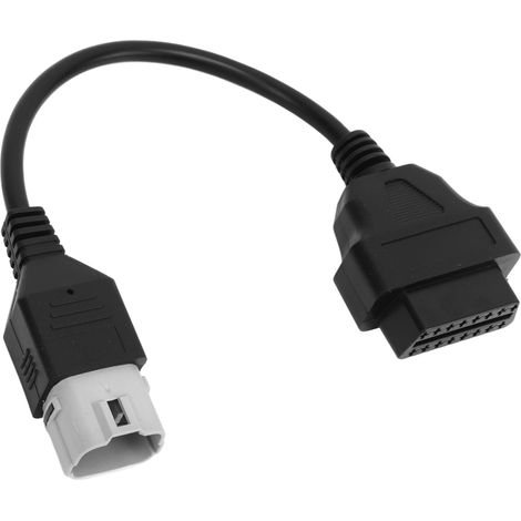 Câble OBD2 6 broches adaptateur diagnostic OBDII pour Suzuki moto, connecteur test remplacement, câble diagnostic motocyclette. (1/5)