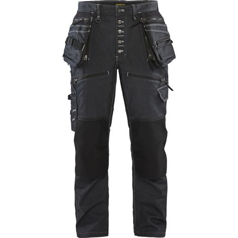 Pantaloni da lavoro X1900 artisan stretch 2D 1999 - Blu navy/Nero 2XL - FR(52) - SE(C58) - Corti