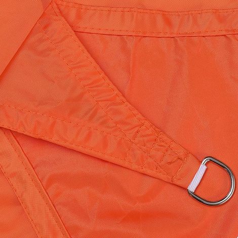 1 Voile d'ombrage triangulaire, polyester imperméable, protection UV 95%, anneaux en D, pour jardin terrasse patio