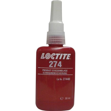 Loctite Fissaggio filetti 274 medio 50 ml per assemblaggi filettati