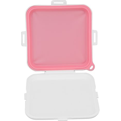 Boîte de rangement pour sandwichs, contenant portable pour sandwichs, boîte à déjeuner pour étudiants et employés de bureau, travail, pique-nique, sortie, rouge (1/5)