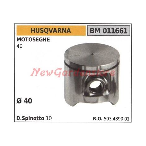 Pistone motosega 40 Ø40mm HUSQVARNA 011661