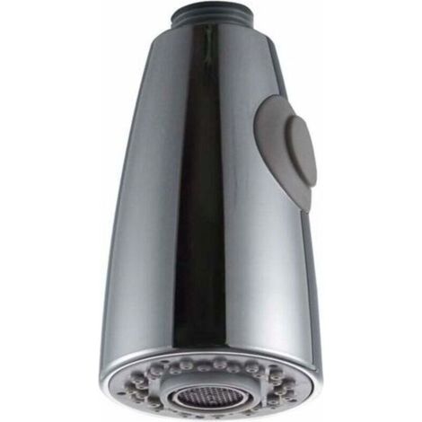 Deux Fonctions Robinet Cuisine Remplacement Extractible pour Douchette Evier Cuisine tête de pulvérisation en chrome 1/2" L'interface (1/5)