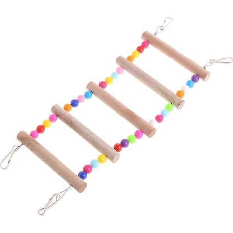 Jouets pour perroquets, échelles, balançoires, jouets à mâcher, accessoires pour cage à oiseaux suspendus, hamac - 5 échelles (1/5)