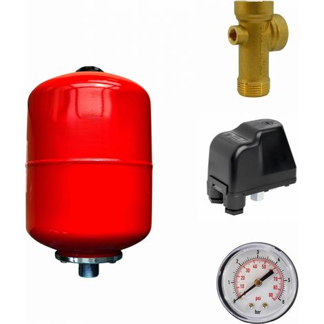 Kit Complet Ballon Surpresseur à Vessie Varem Sphérique 8l