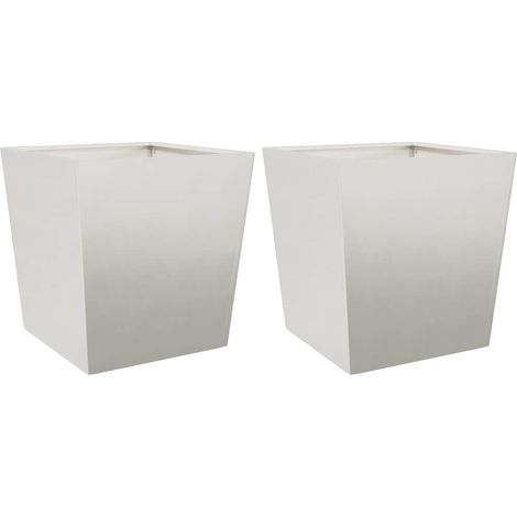 Maison Exclusive - Pflanzkübel 2 Stk. 50x50x50 cm Edelstahl