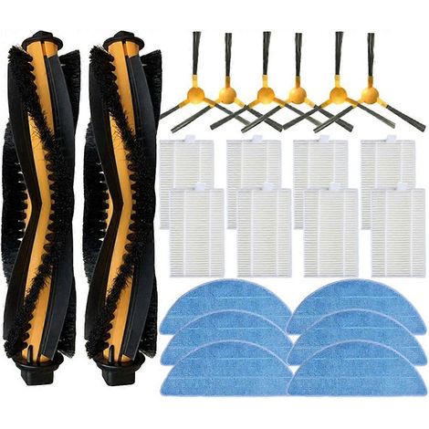 Accessoires et pièces détachées pour aspirateur robot Kabum Smart 700/500 : rouleau principal, brosse latérale et filtre HEPA. (1/5)