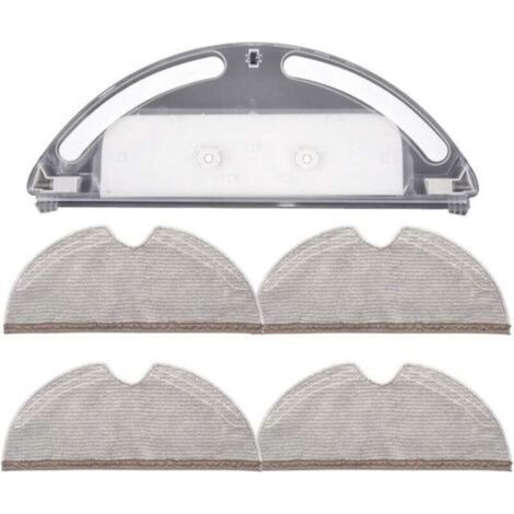 Réservoir d'eau avec 4 chiffons à couverture complète pour aspirateur Xiaomi Roborock S5 S50 S51 S55 S6 (1/4)