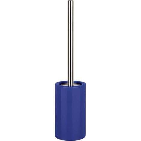Escobillero con Soporte Cerámico TUBO Azul Marino Spirella (1/6)