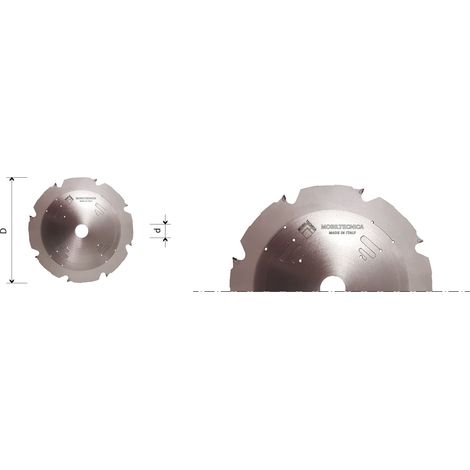 LAMA IN DIAMANTE PER MATERIALI DURI E ABRASIVI DIA H4 - MOBILTECNICA  .8D216  B2,4  d30  Z8  H4  FT 2(7/42)