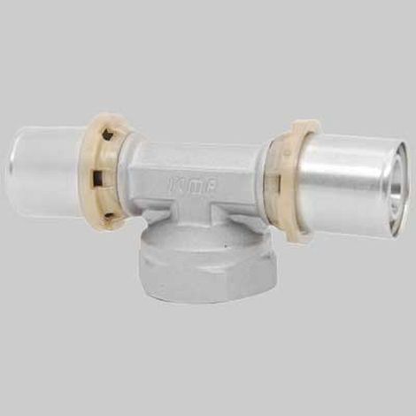 RACCORDO A TEE FEMMINA A PRESSARE - 26 x 3/4 x 26
