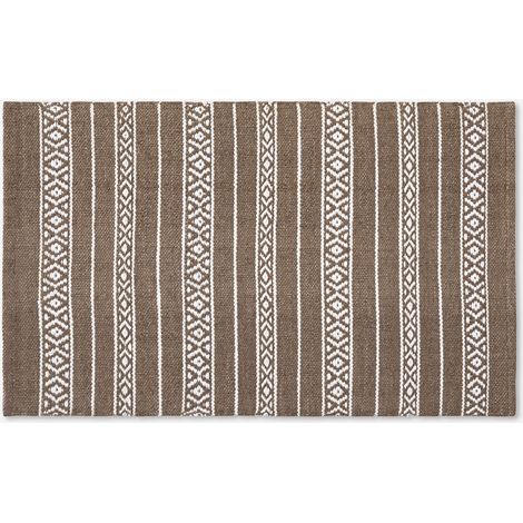 ALFOMBRA INTERIOR Y EXTERIOR MARRÓN 200X300 CM (1/2)