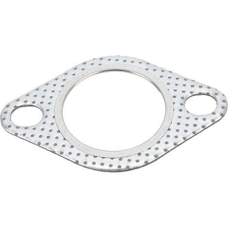 Joint de collecteur d'échappement 1,75 pouce, 2 boulons, acier perforé universel, pour coudes turbo et tuyaux de descente. (1/5)