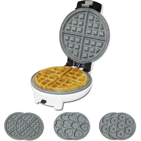 Gaufrier électrique 3 en 1 – Plaques donuts, muffins, gaufres