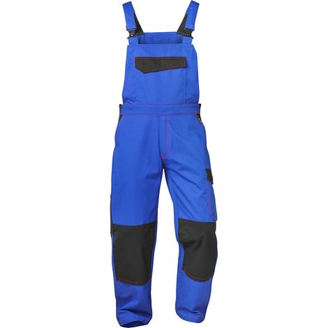 Gr .64 ANDERLECHT TWILL-LATZHOSE blau ANDERLECHT TWILL BIB TROUSERS (1/2)