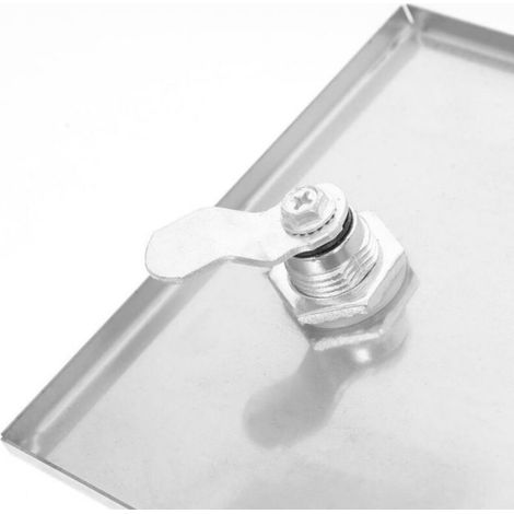 Coffret électrique extérieur - Acier inoxydable - Résistant aux intempéries - Serrure de sécurité (1/5)