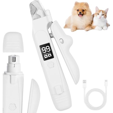 2-in-1 Krallenschere für Hunde mit Licht (1/5)