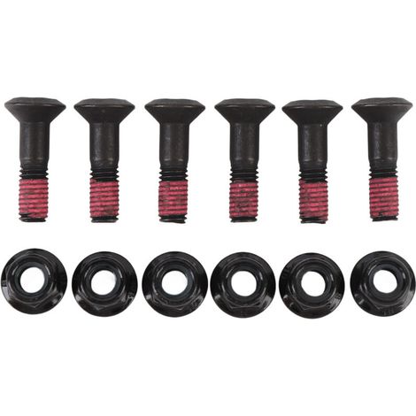 Jeffergarden Kit de boulons et écrous de pignon M8 X 32mm, 6 jeux d'écrous de boulons de moto en fer pour YZ YZF (1/5)